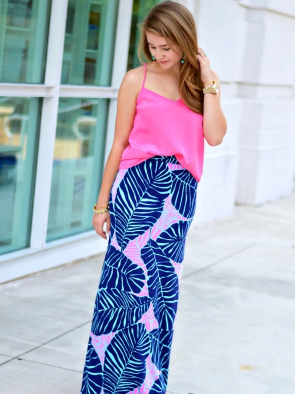 Lilly Pulitzer silk tank top - Picture 3 of 11